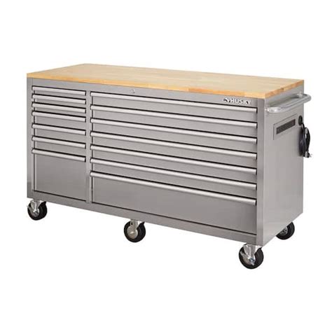 trinity roll away 10 drawer tool box stainless steel|trinity rolling workbench.